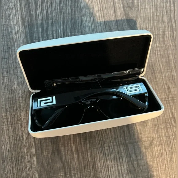 Versace 4177-H Tortoise Brown Square Women Mother of Pearl Sunglasses - Picture 4 of 6